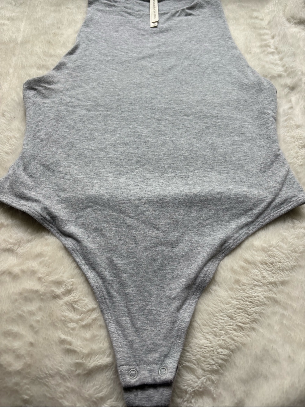 Aritzia The Group by Babaton Soft Contour Muscle Bodysuit Grey Size M 81940 - Picture 3 of 13